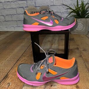 Womans Nike Pink Training Shoes Comfort Footbed Swoosh FLAWS